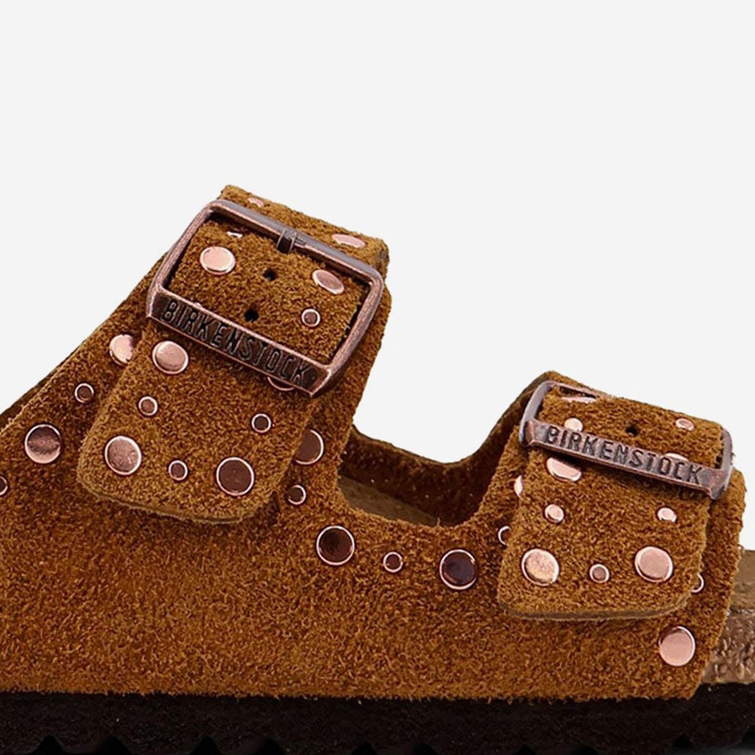SANDALI ARIZONA Rivet IN SUEDE 1031731 MINK BIRKENSTOCK 