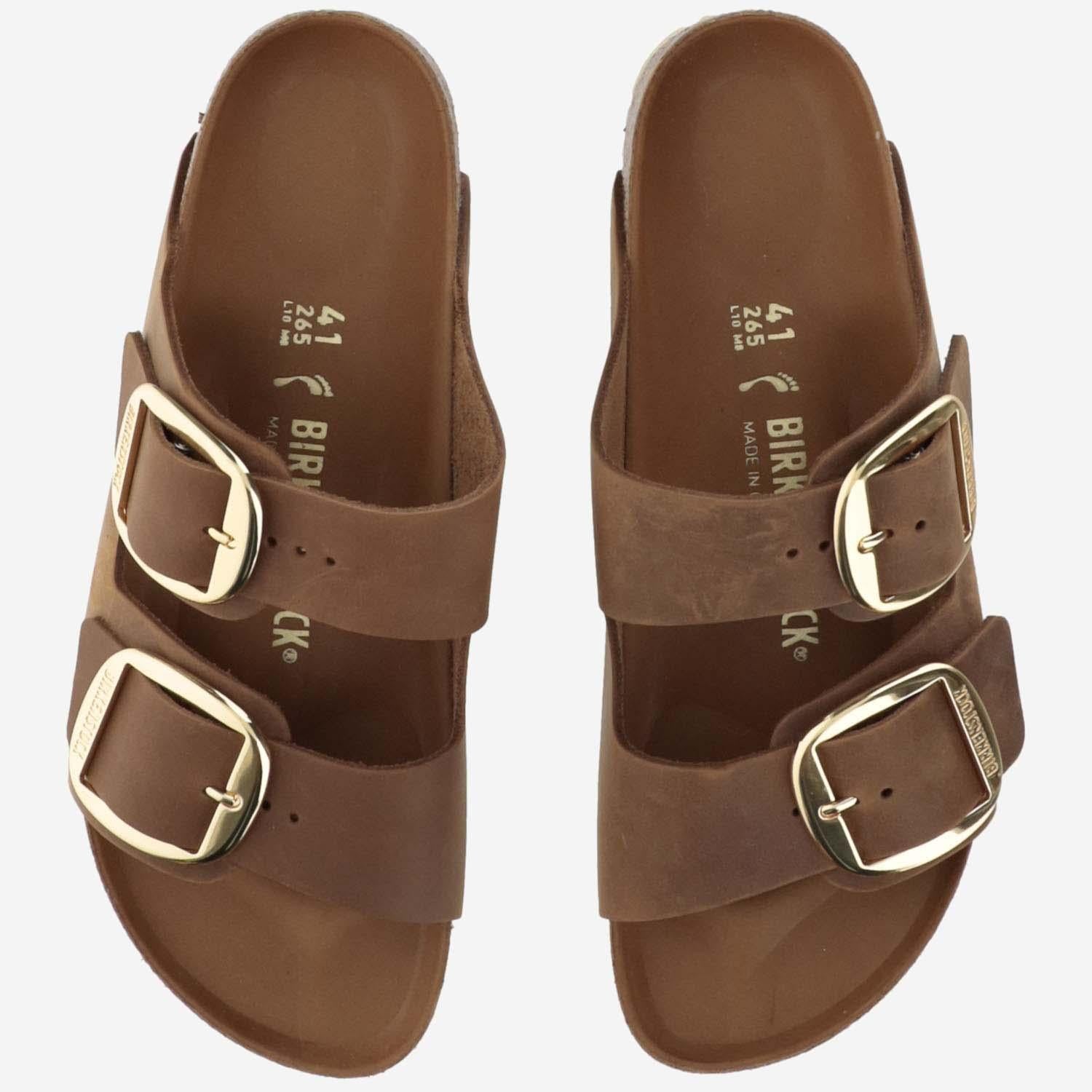 SANDALI ARIZONA BIG BUCKLE 1011073 COGNAC BIRKENSTOCK 