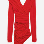 ABITO DRAPPEGGIATO IN JERSEY STRETCH 814343 TRV976400 BALENCIAGA 