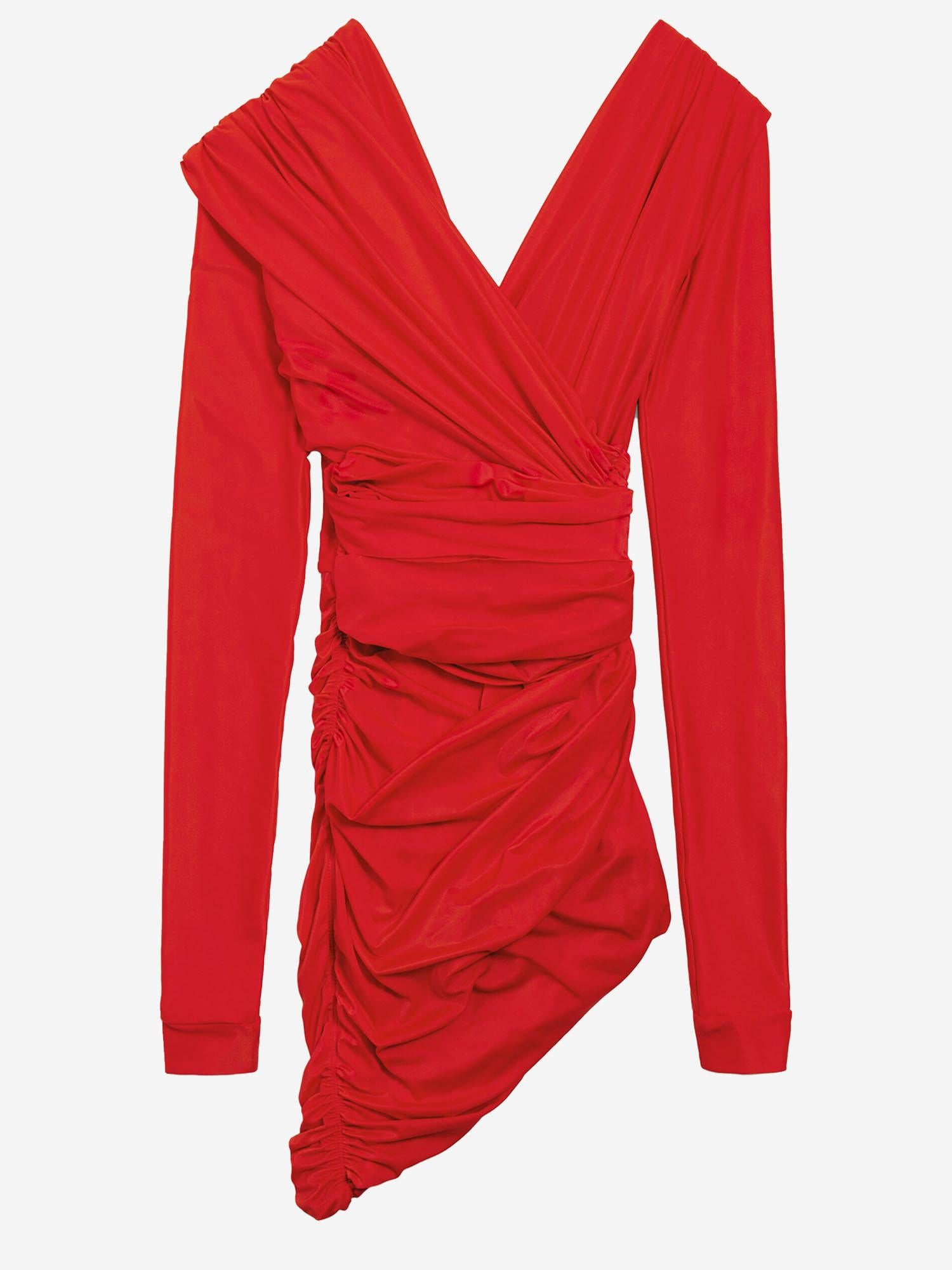 ABITO DRAPPEGGIATO IN JERSEY STRETCH 814343 TRV976400 BALENCIAGA 
