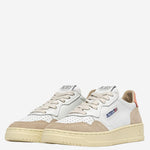 SNEAKERS MEDALIST LOW AULWLS13 LEATSUEDEWHTPEACHP AUTRY 