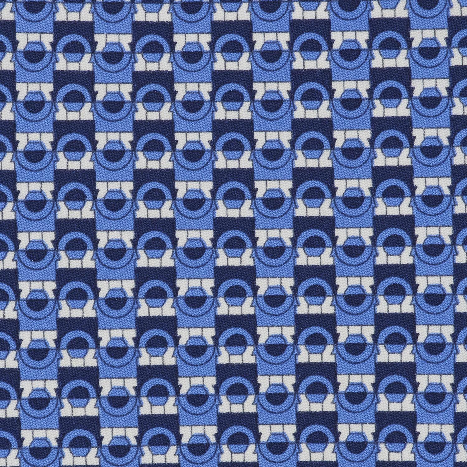 CRAVATTA IN SETA CON MOTIVO GEOMETRICO 351313 003 SALVATORE FERRAGAMO 