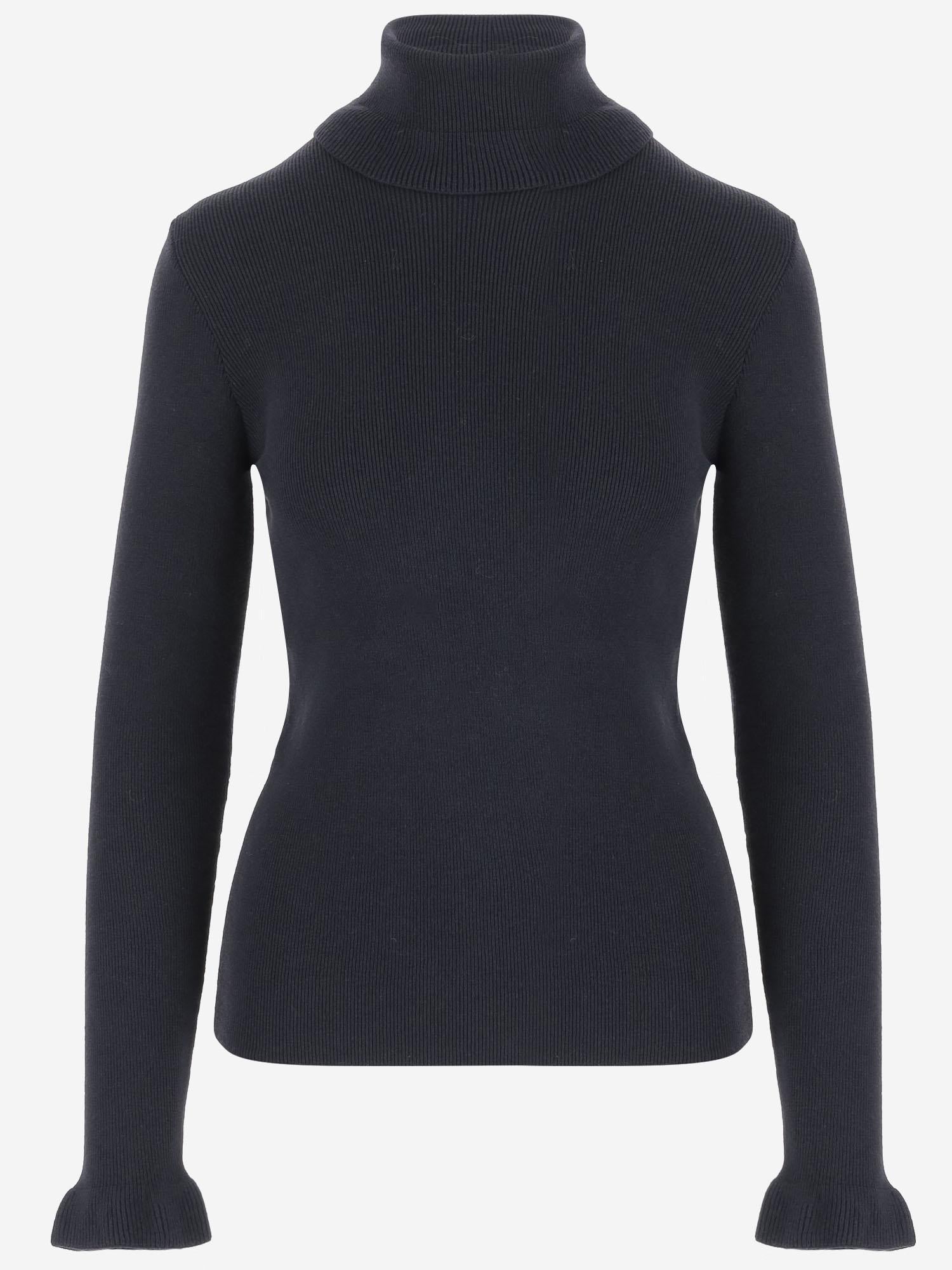PULLOVER DOLCEVITA IN LANA E COTONE CH25AMP14520 4C4 CHLOE 