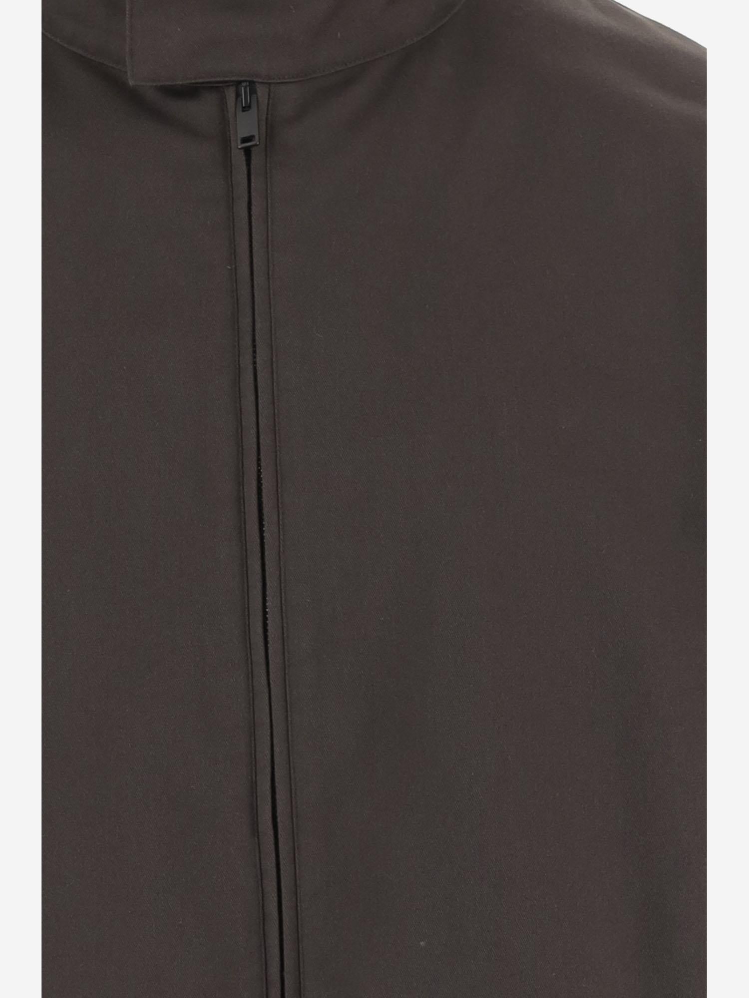 GIACCA OZELLO IN MISTO COTONE 1388W5066 DBR THE ROW 