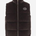 GILET IMBOTTITO IN COTONE CON LOGO 8115568 CLOVE BROWN BURBERRY 