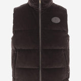 GILET IMBOTTITO IN COTONE CON LOGO 8115568 CLOVE BROWN BURBERRY 