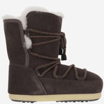 STIVALE EVX IN PELLE SCAMOSCIATA E SHEARLING 1470050 M010 MOON BOOT 