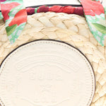 BORSA HABANERA IN PELLE E RAFIA HABANERASILK ROSETO CUBA LAB 