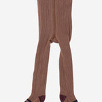 CALZE IN MISTO COTONE STRETCH 25W238 CASTAGNA 1+ IN THE FAMILY KIDS 