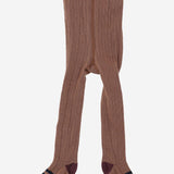 CALZE IN MISTO COTONE STRETCH 25W238 CASTAGNA 1+ IN THE FAMILY KIDS 