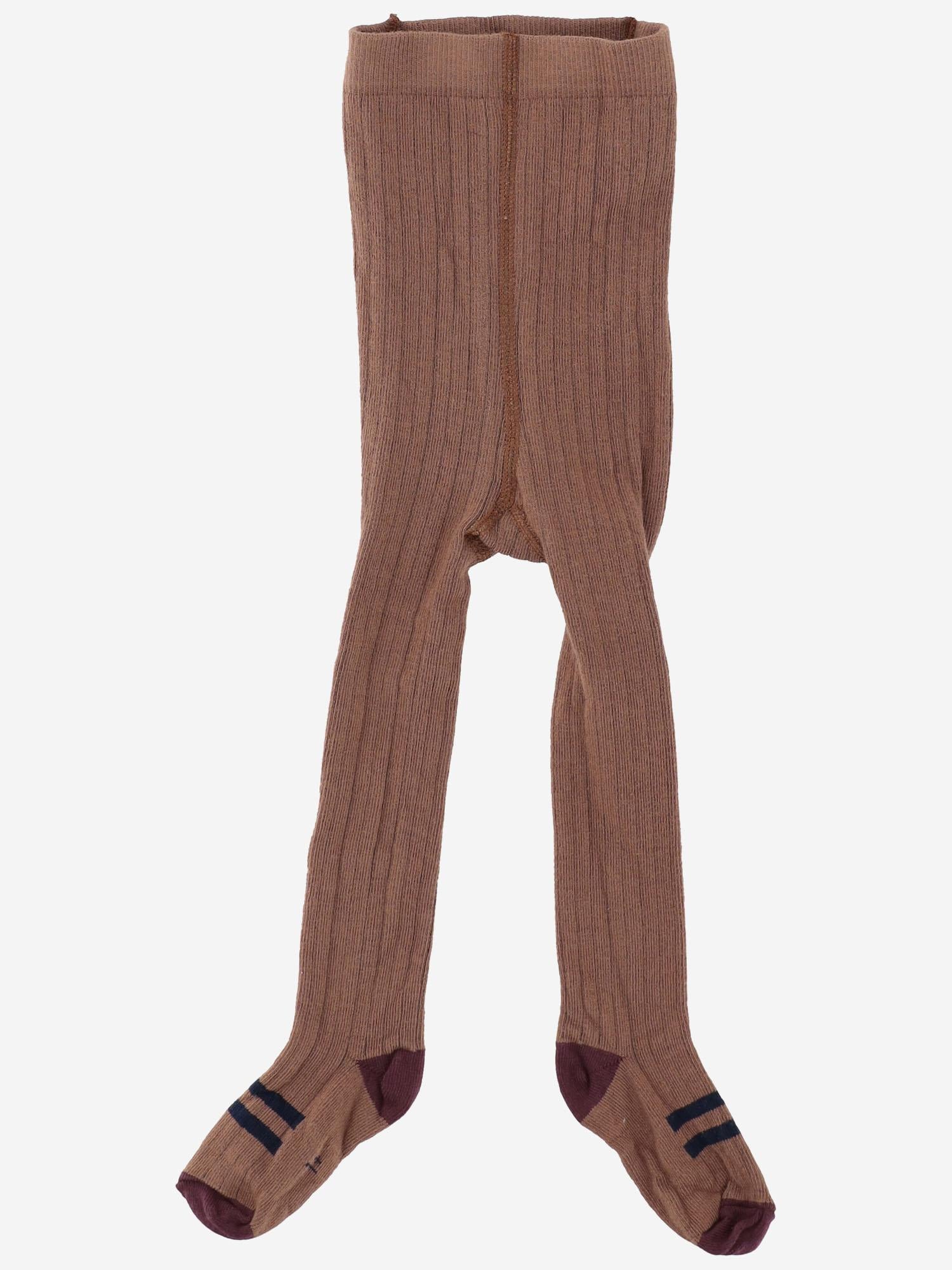 CALZE IN MISTO COTONE STRETCH 25W238 CASTAGNA 1+ IN THE FAMILY KIDS 