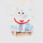 T-SHIRT IN COTONE CON LOGO S6MSJGTH016 184 MSGM KIDS 