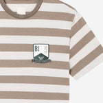 T-SHIRT IN COTONE A RIGHE EM004504 AF23154M1088 EMPORIO ARMANI 