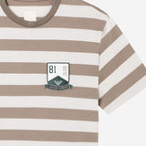 T-SHIRT IN COTONE A RIGHE EM004504 AF23154M1088 EMPORIO ARMANI 
