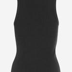 CANOTTA IN MISTO COTONE STRETCH V018884418 001BLK VINCE 