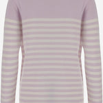 MAGLIONE IN CASHMERE CON MOTIVO A RIGHE P2C110 V497 BRUNO MANETTI 