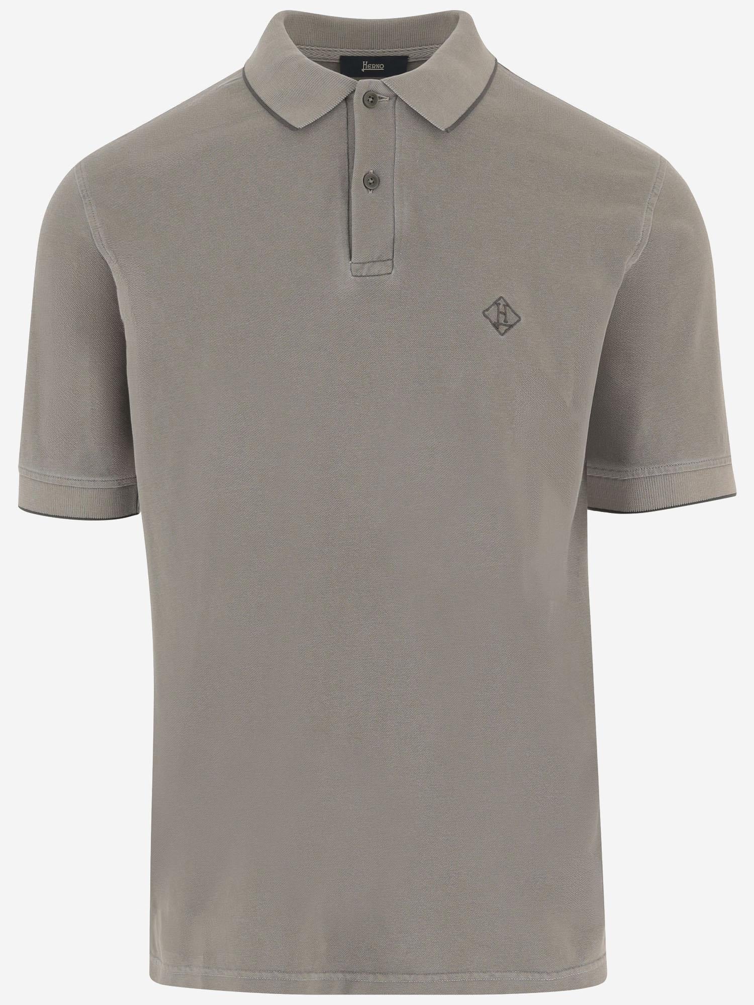 POLO IN COTONE CON LOGO JPL00134U 540067206 HERNO 