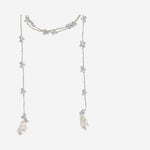 COLLANA CON  perle VSINGLE CALCEDONIO MELA 