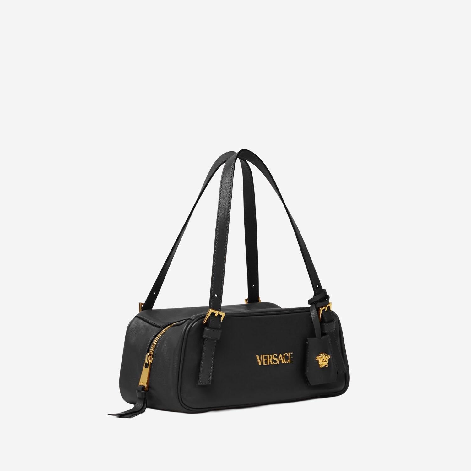 BORSA DA BOWLING IN PELLE 1015792 1A131711B00V VERSACE 