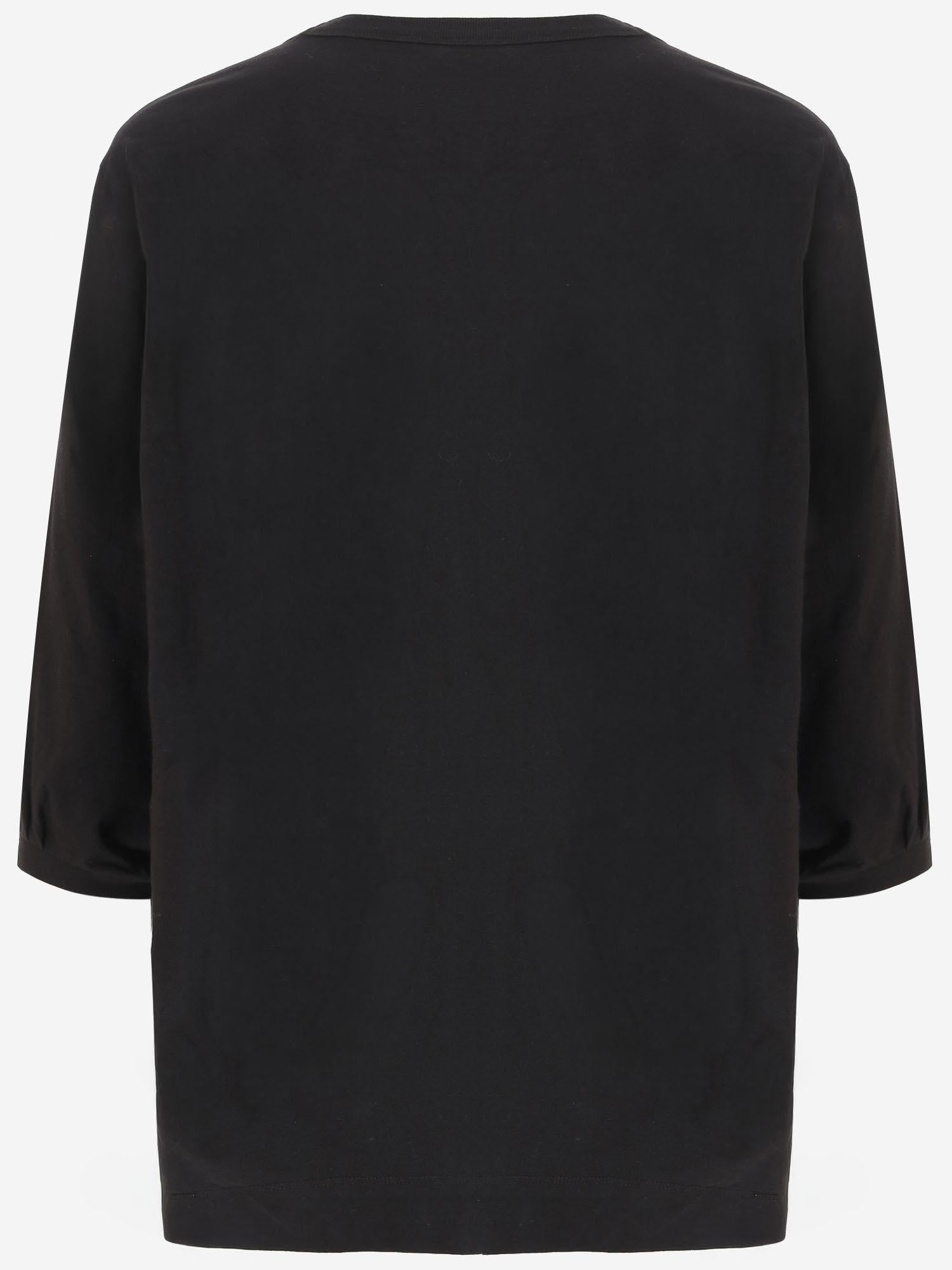 T-SHIRT HERISSA IN COTONE 011102 3600900 DRIES VAN NOTEN 