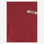 T-SHIRT IN COTONE CON LOGO TSM00133AJ00226 480 JACQUEMUS 