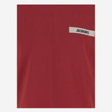 T-SHIRT IN COTONE CON LOGO TSM00133AJ00226 480 JACQUEMUS 