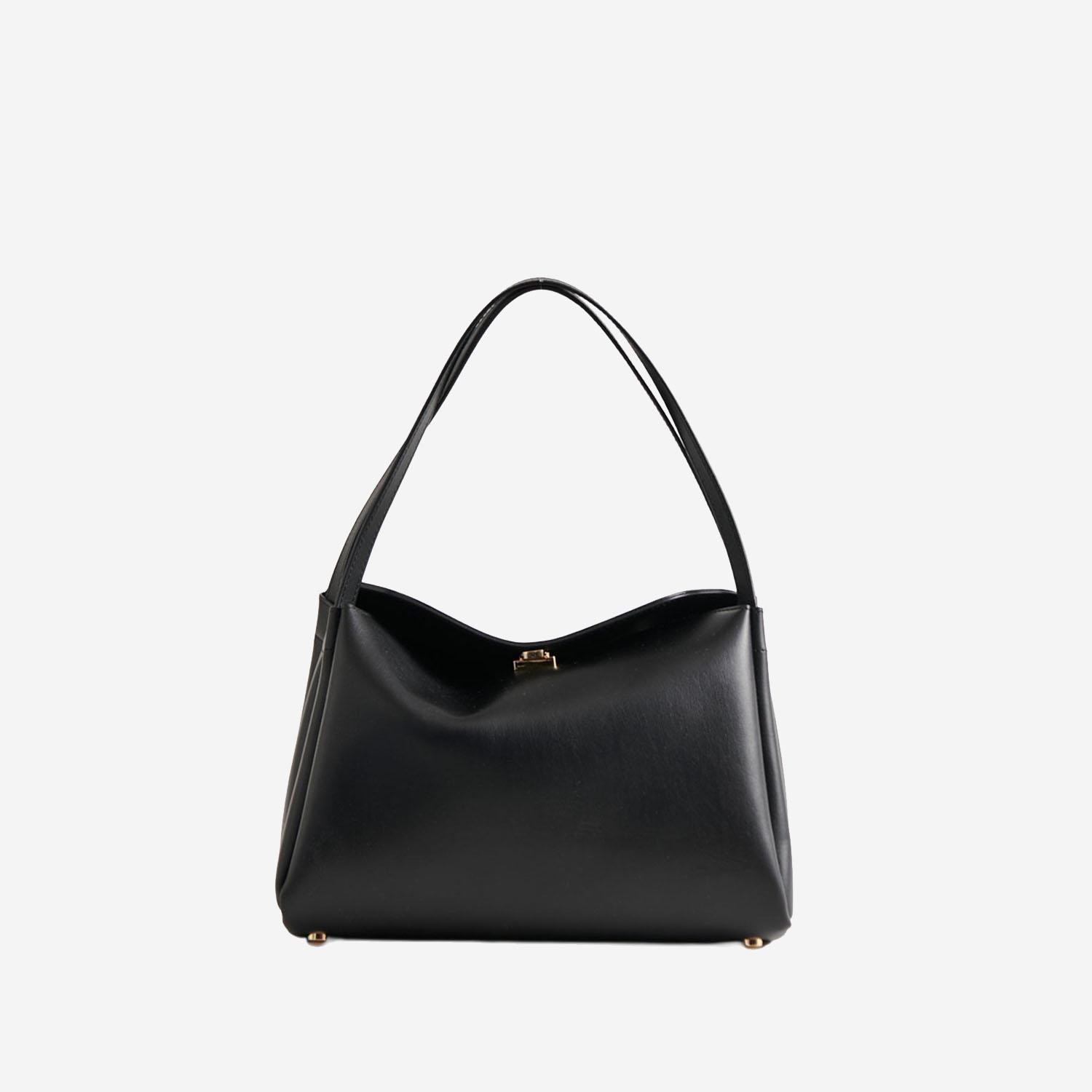 BORSA A SPALLA EUDORA IN TESSUTO VEGANO 261WTMCT0OOVF0303A JETBLACK THEMOIRè 