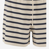 PANTALONI CORTI IN COTONE A RIGHE 8H00010 89BEBF07 MONCLER 