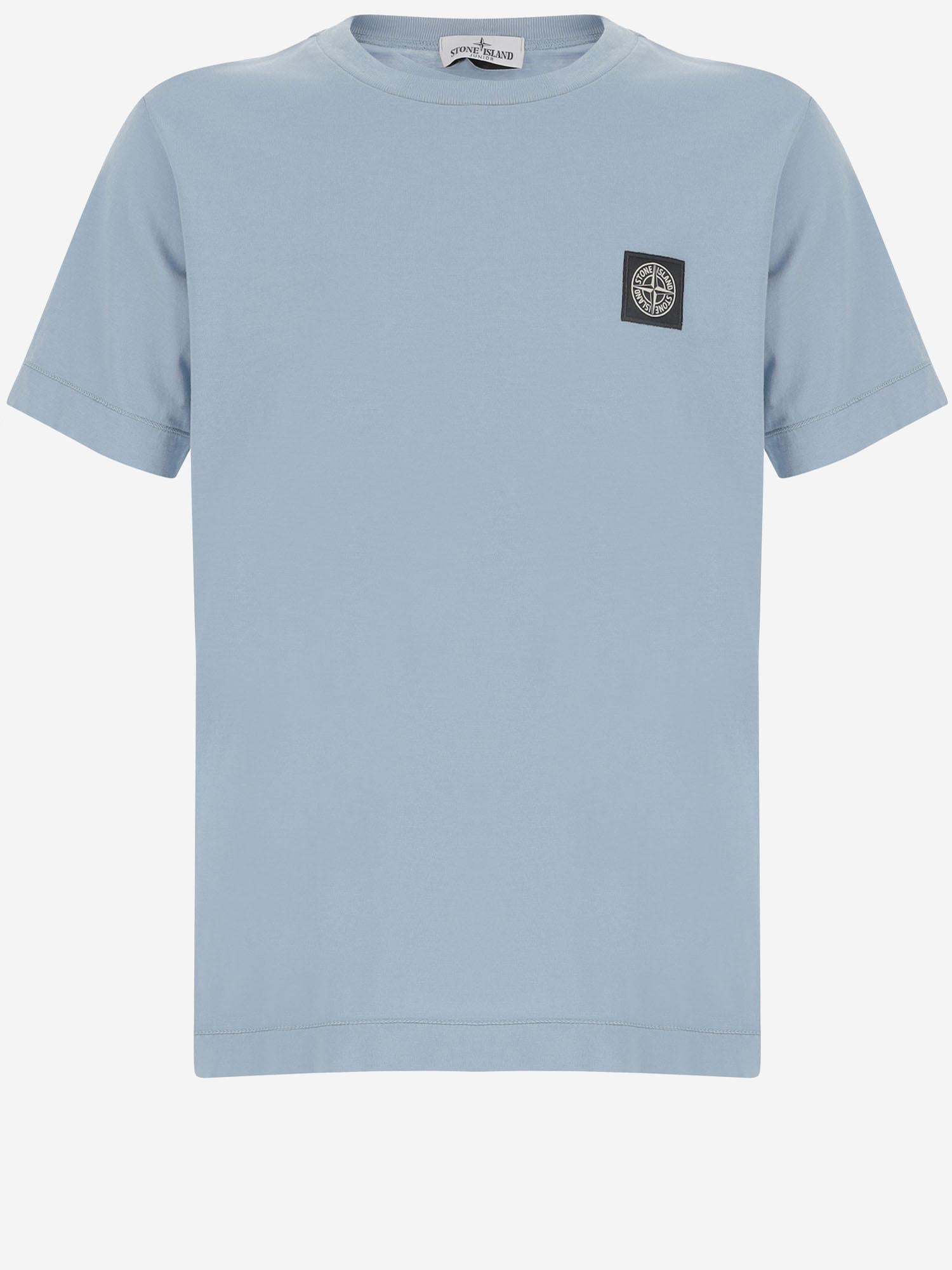 T-SHIRT IN COTONE CON LOGO 2100002 S0047V004A STONE ISLAND KIDS 