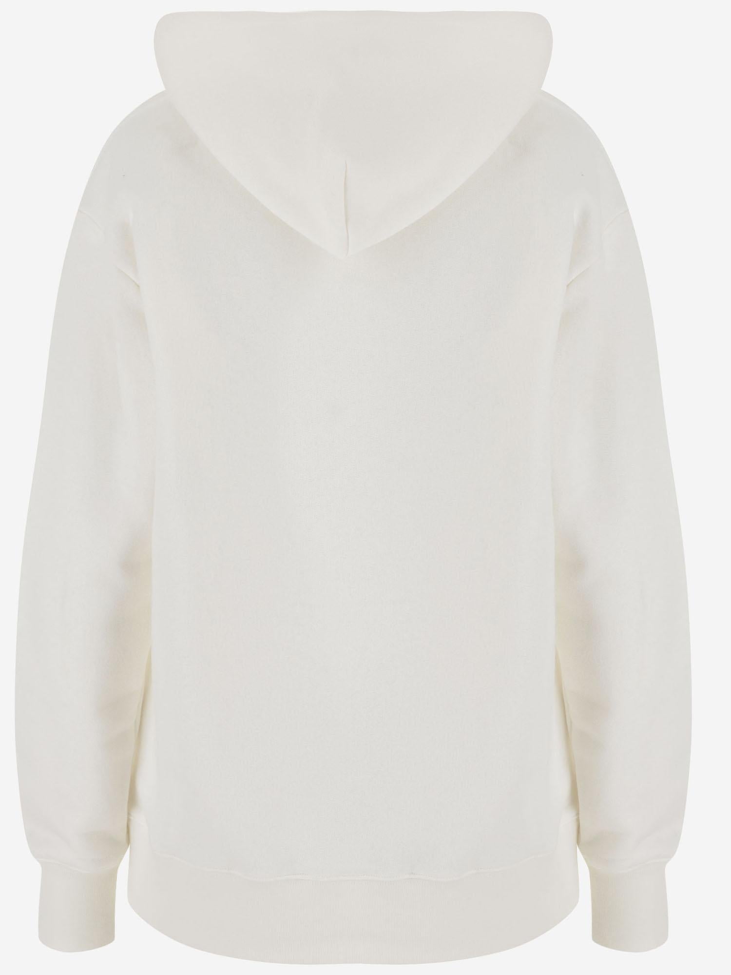 FELPA IN COTONE CON STAMPA CHEZ VALENTINO 6B3MF24I960 A03 VALENTINO 