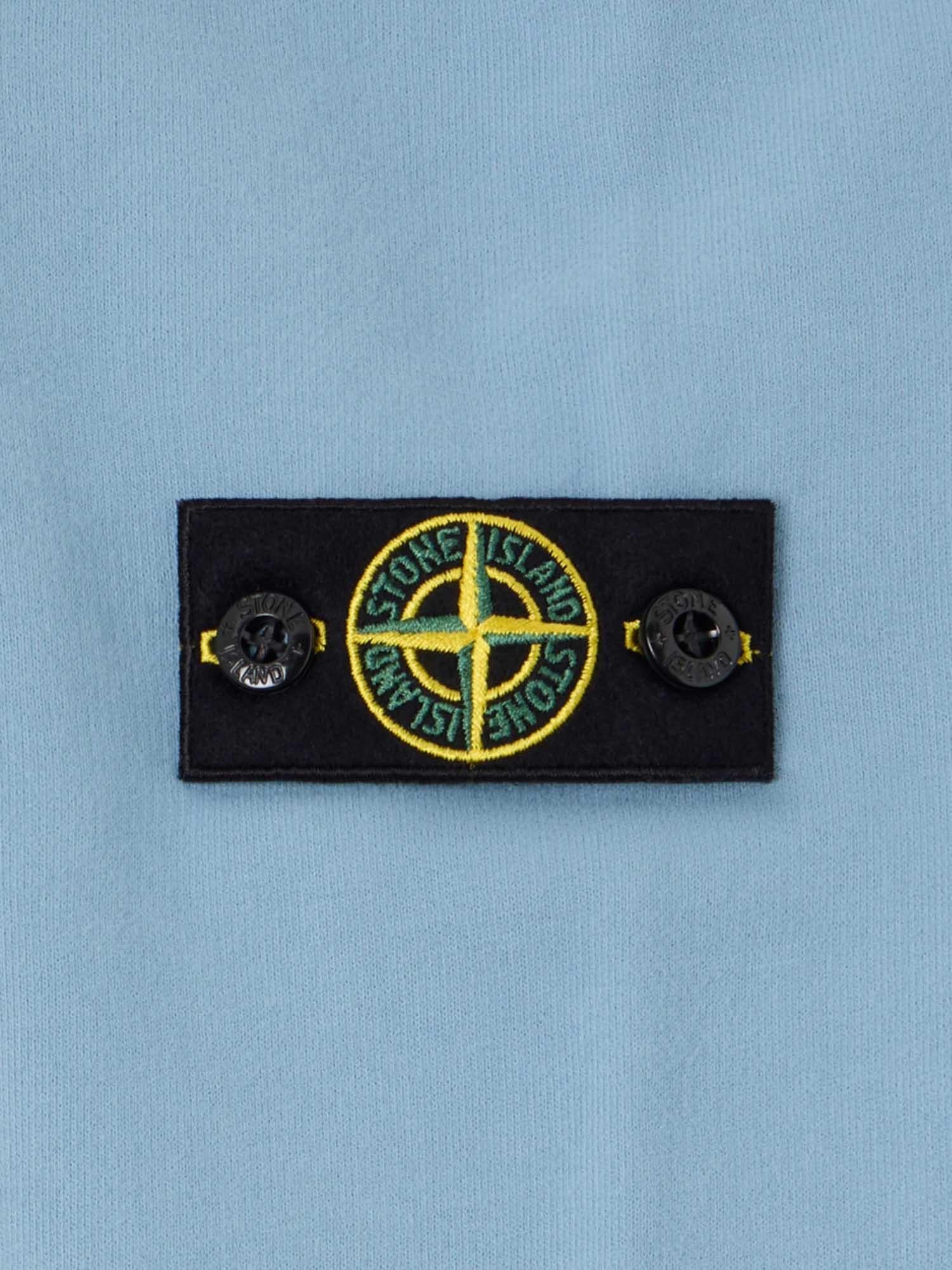 FELPA IN COTONE CON LOGO 6100004 S0040V0040 STONE ISLAND KIDS 