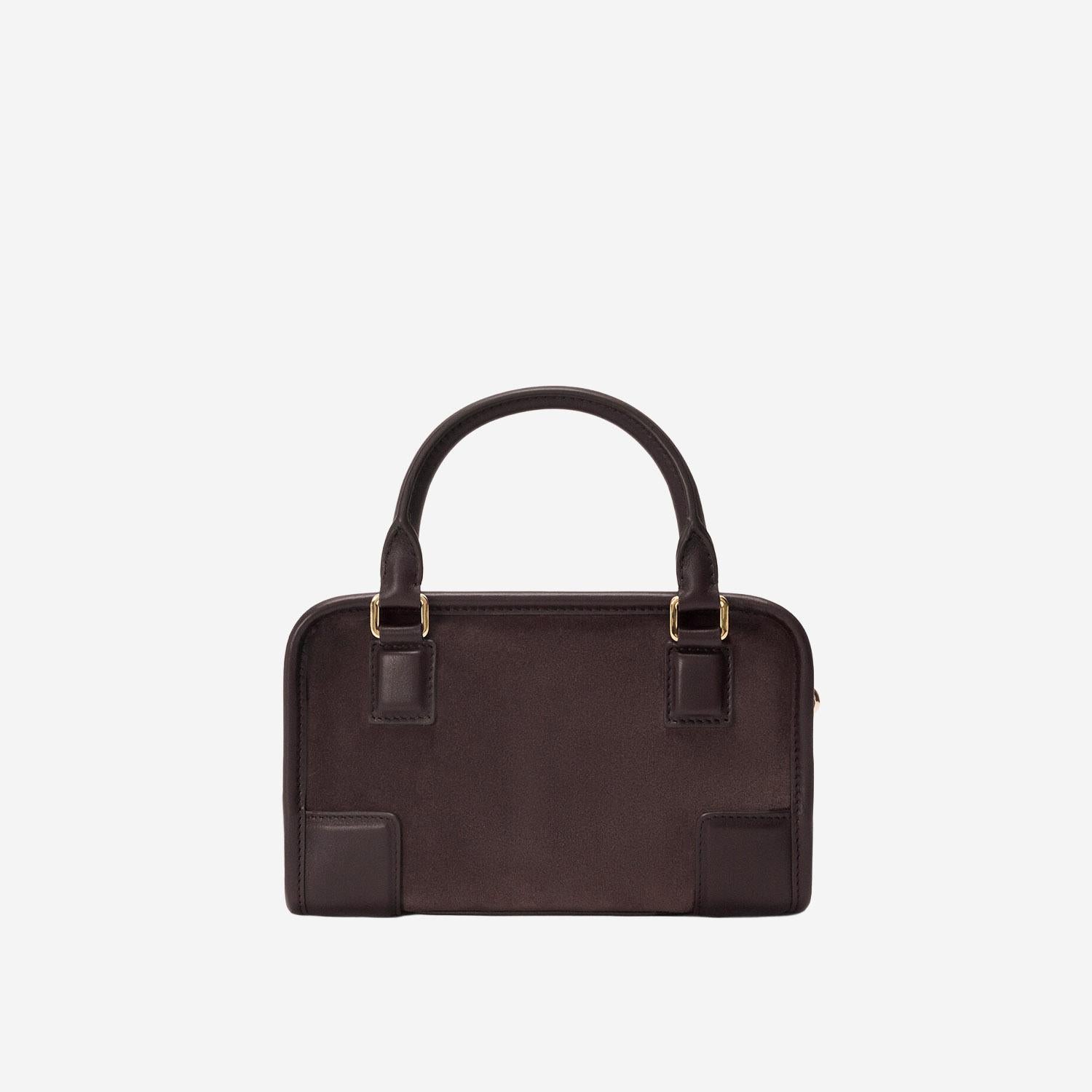 BORSA AMAZONA 180 MINI IN PELLE SCAMOSCIATA A039AS4X13 0018 LOEWE 