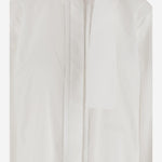 camicia ascot in cotone a collo alto BL045017 001W PATOU 