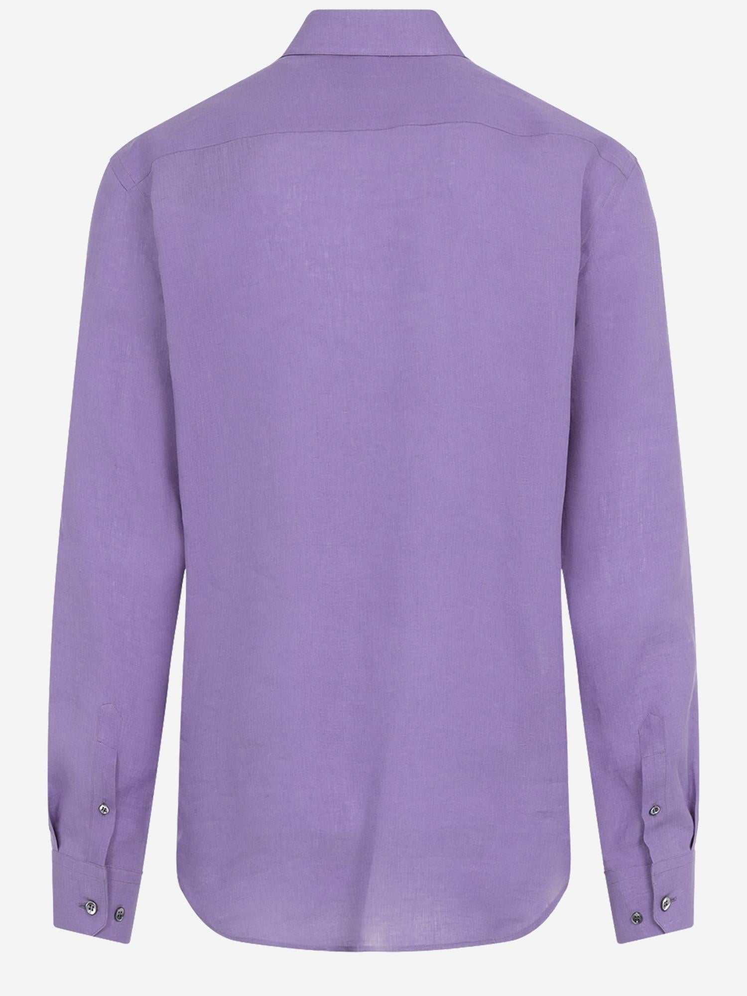 CAMICIA REGULAR FIT IN LINO 8WGCCZ98 TZC62UA108 GIORGIO ARMANI 