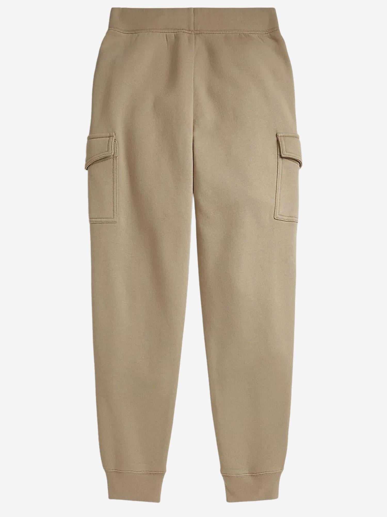 PANTALONI IN MISTO COTONE CON RICAMO LOGO 322892354 017 POLO RALPH LAUREN KIDS 