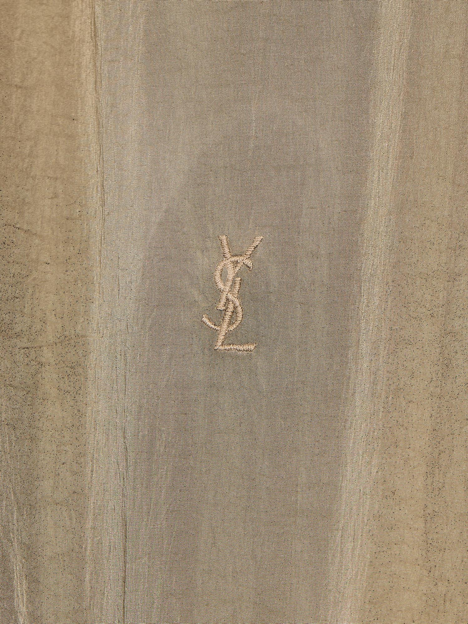 Giacca a vento in tela effetto stropicciato 863244 YZ9GH2576 SAINT LAURENT 