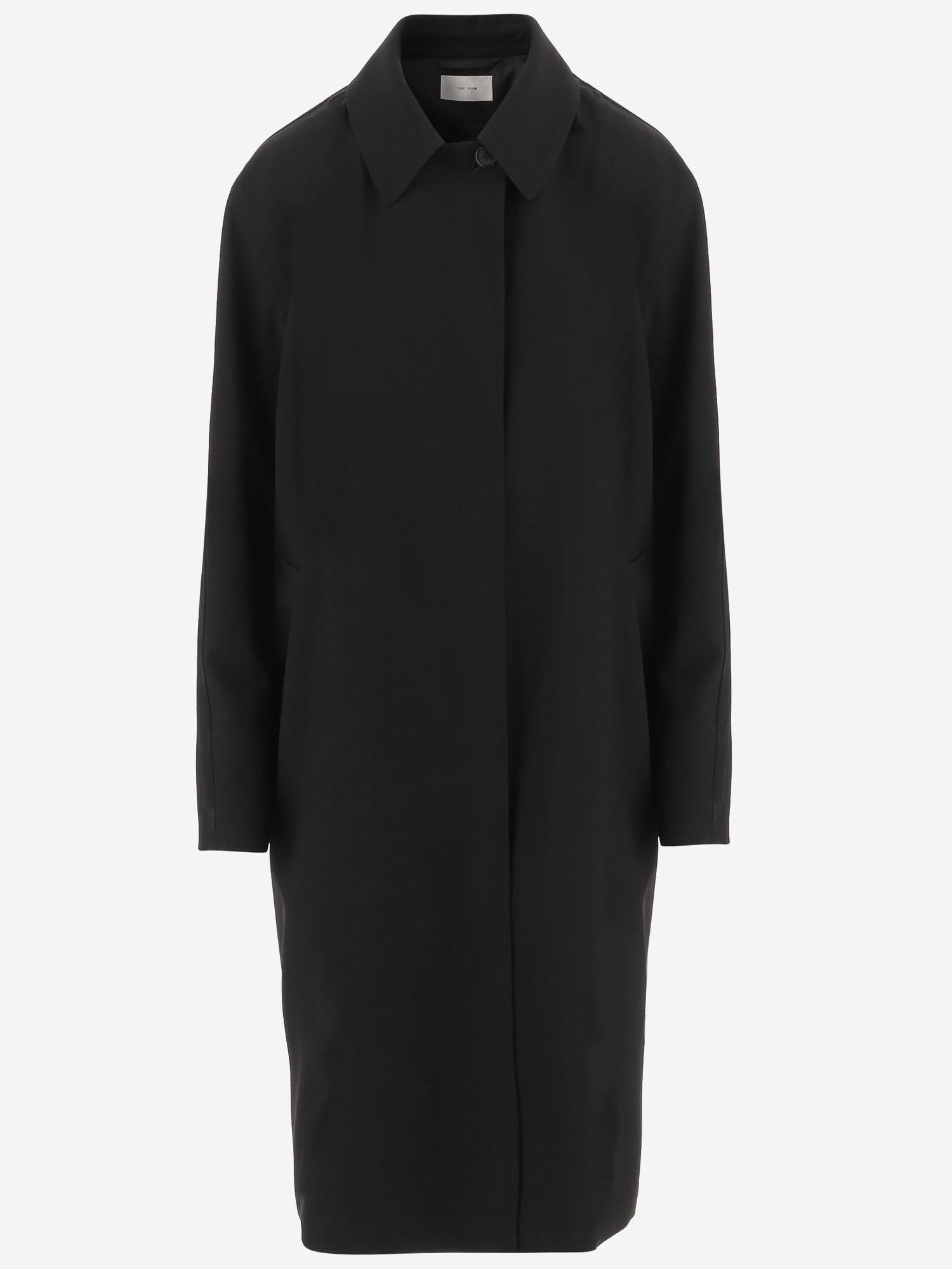 CAPPOTTO DATIMA IN LANA 11214W4466 BLK THE ROW 