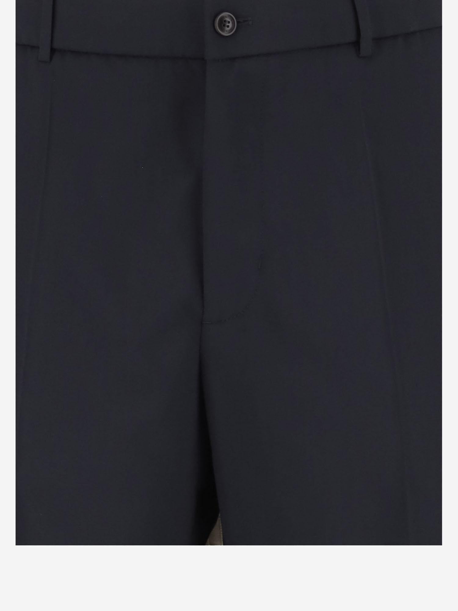 Pantaloni sartoriali in gabardine di misto lana 2A00018 597FV77D MONCLER 