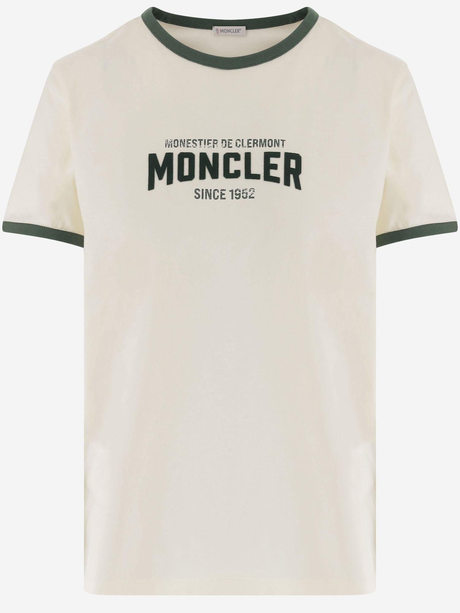 T-SHIRT IN COTONE CON LOGO 8C00031 89AUOP08 MONCLER 