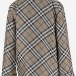 CAMICIA IN SETA CON MOTIVO CHECK 8117022 LINDEN IP CHECK BURBERRY 