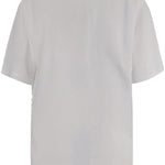 T-SHIRT IN COTONE CON BOTTONI DECORATIVI 011114 2603001 DRIES VAN NOTEN 