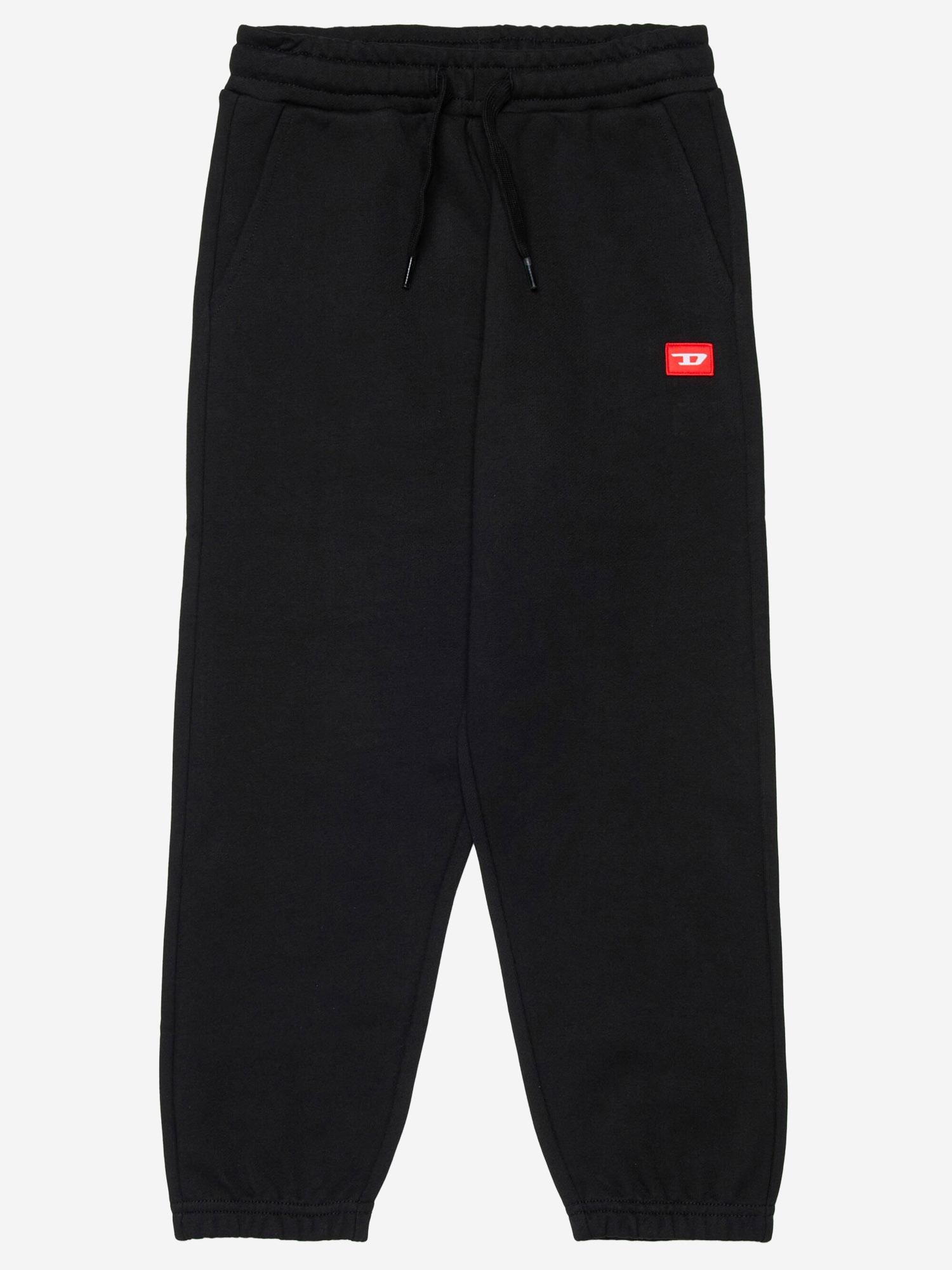 PANTALONI IN COTONE CON LOGO J02461 0GEADK900 DIESEL KIDS 