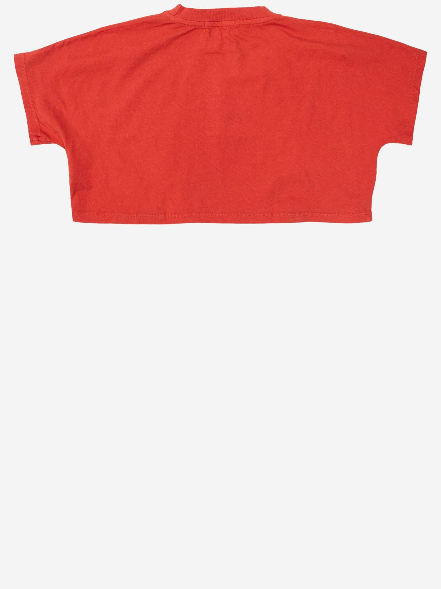 T-SHIRT IN COTONE CON LOGO B126AC139 RED BOBO CHOSES KIDS 