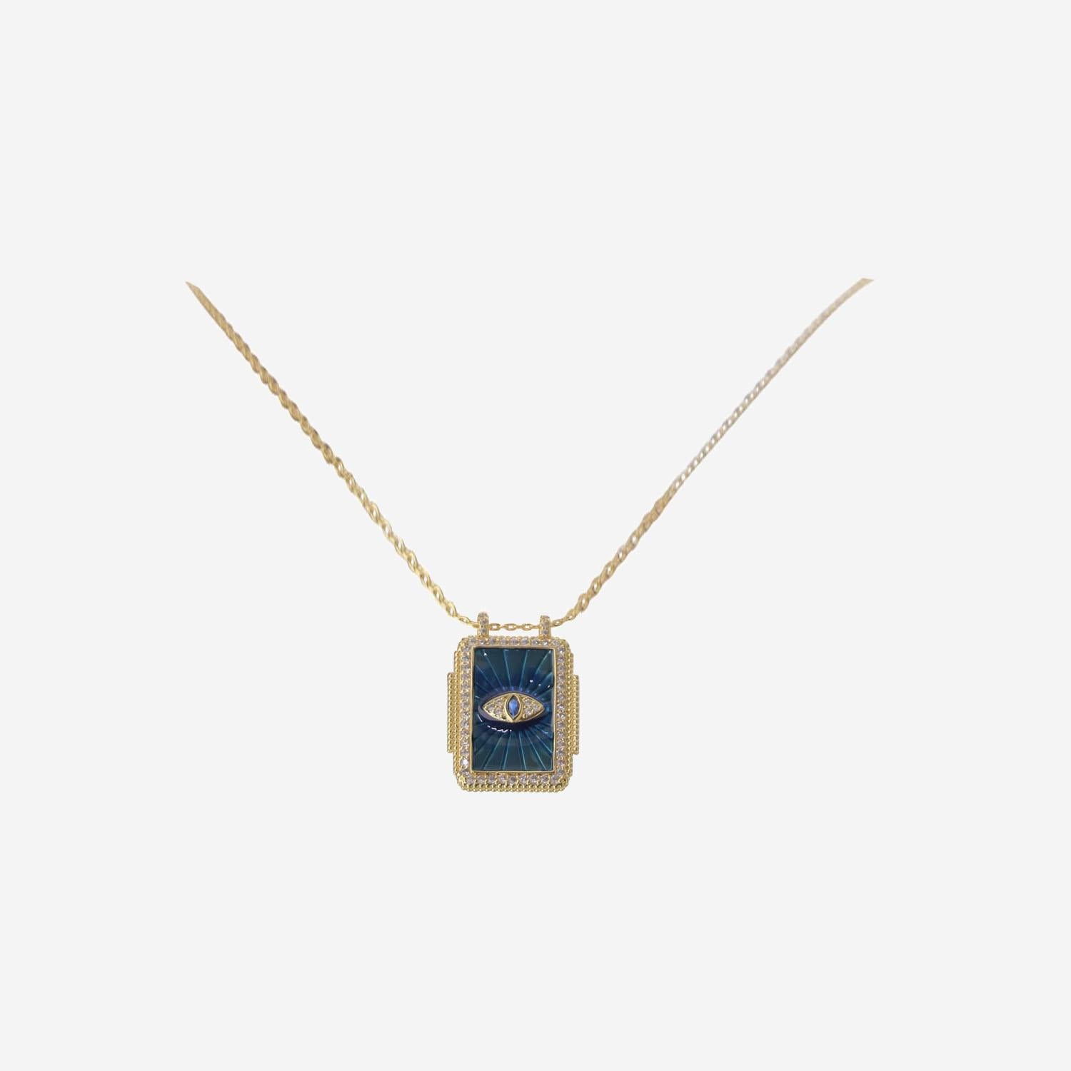 COLLANA OCCHIO BLU BOHEME CO233  MYA BAY 