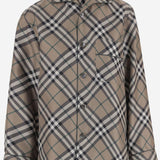 CAMICIA IN SETA CON MOTIVO CHECK 8117022 LINDEN IP CHECK BURBERRY 