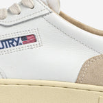 SNEAKERS MEDALIST LOW AULWLS13 LEATSUEDEWHTPEACHP AUTRY 