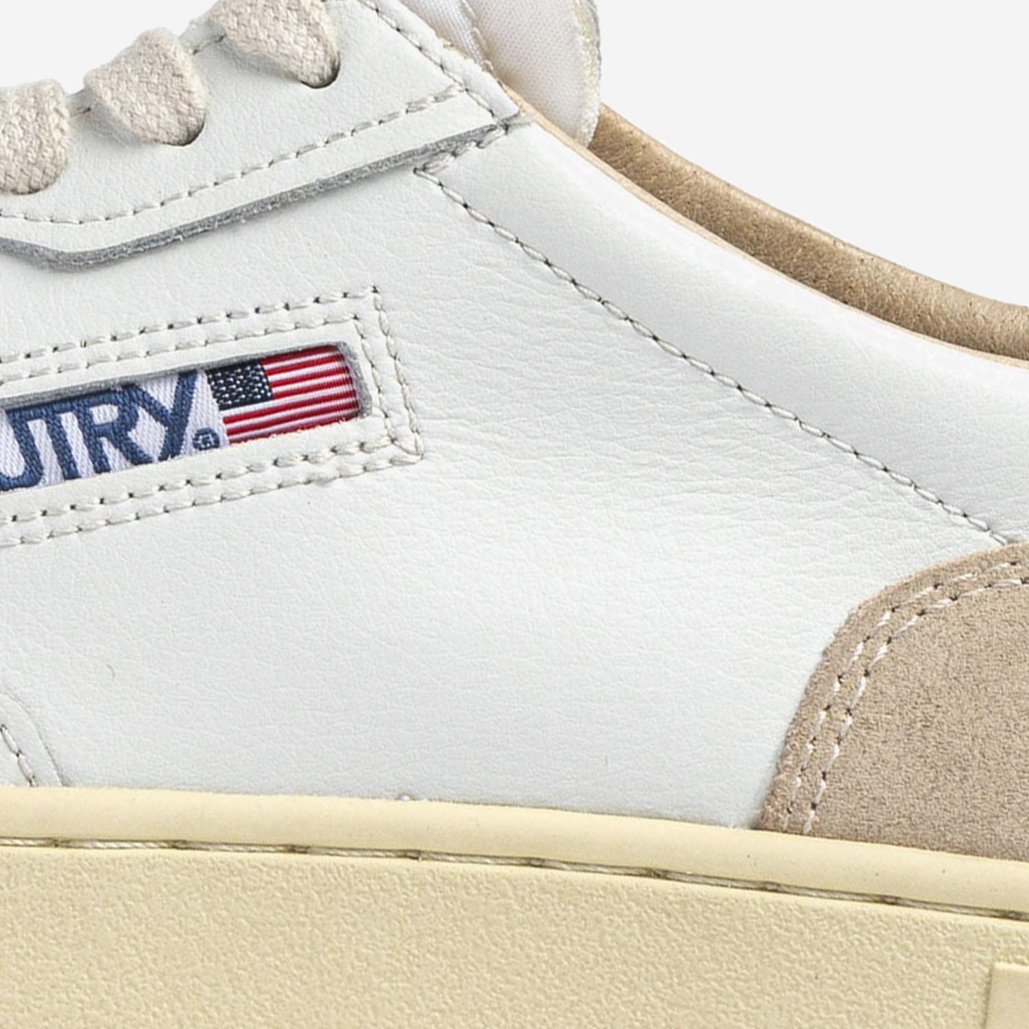 SNEAKERS MEDALIST LOW AULWLS13 LEATSUEDEWHTPEACHP AUTRY 
