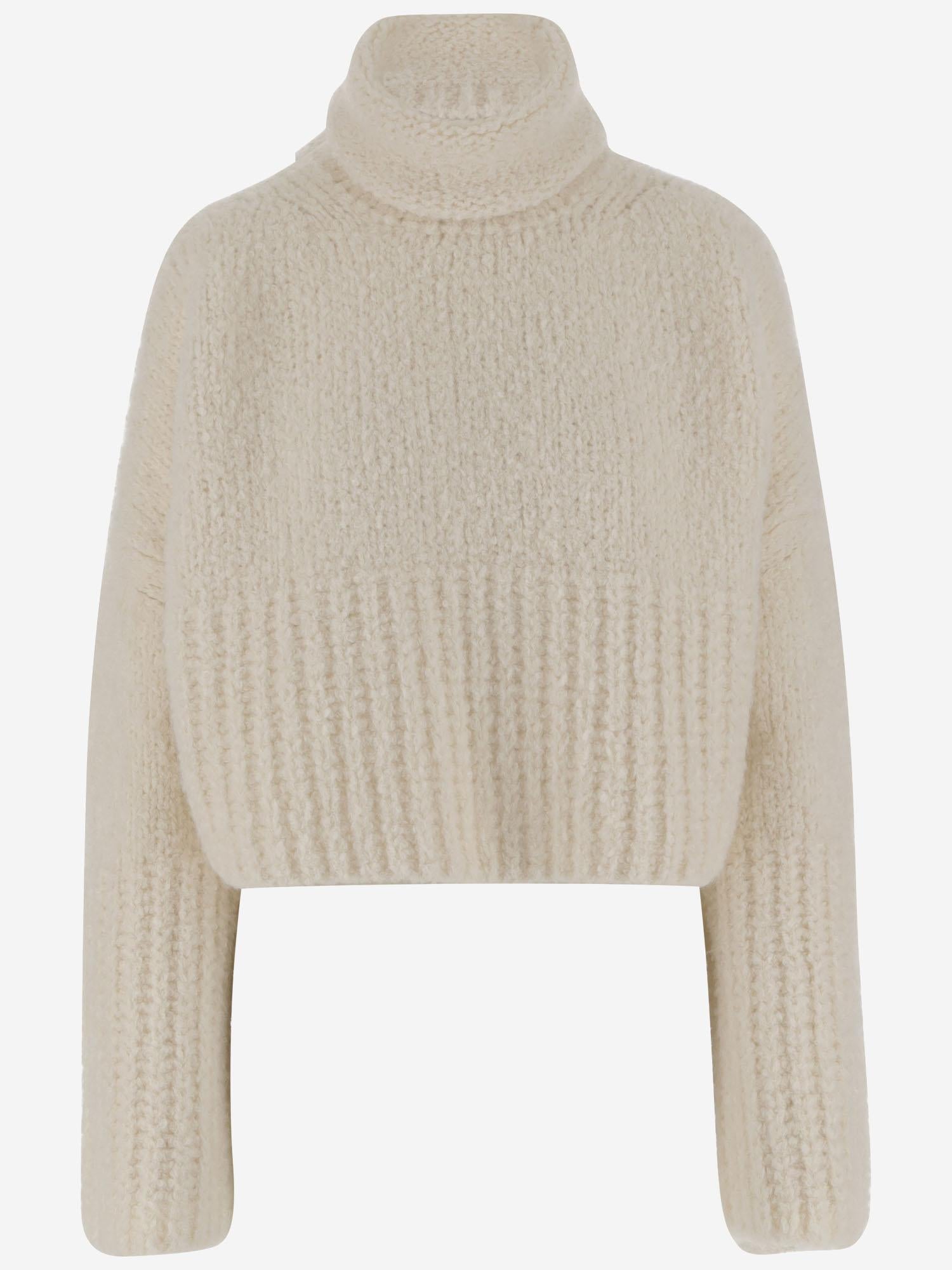 Maglia in misto cashmere a collo alto W25661 0101 SASUPHI 