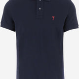 POLO IN COTONE CON LOGO BFUPL001760 430 AMI 