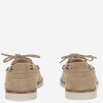 MOCASSINI GRACE IN CAMOSCIO CON DETTAGLI METALLO SD0539 P002I35 PINKO 